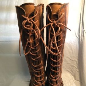 EuroSoft Seldon Tall Boots Lace Up with Buckle